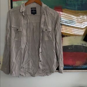 Boys button down shirt American eagle